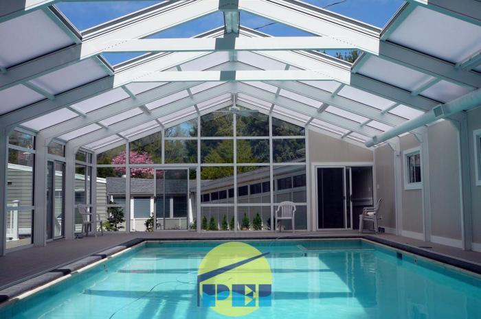 29' wide interior with attached walkway