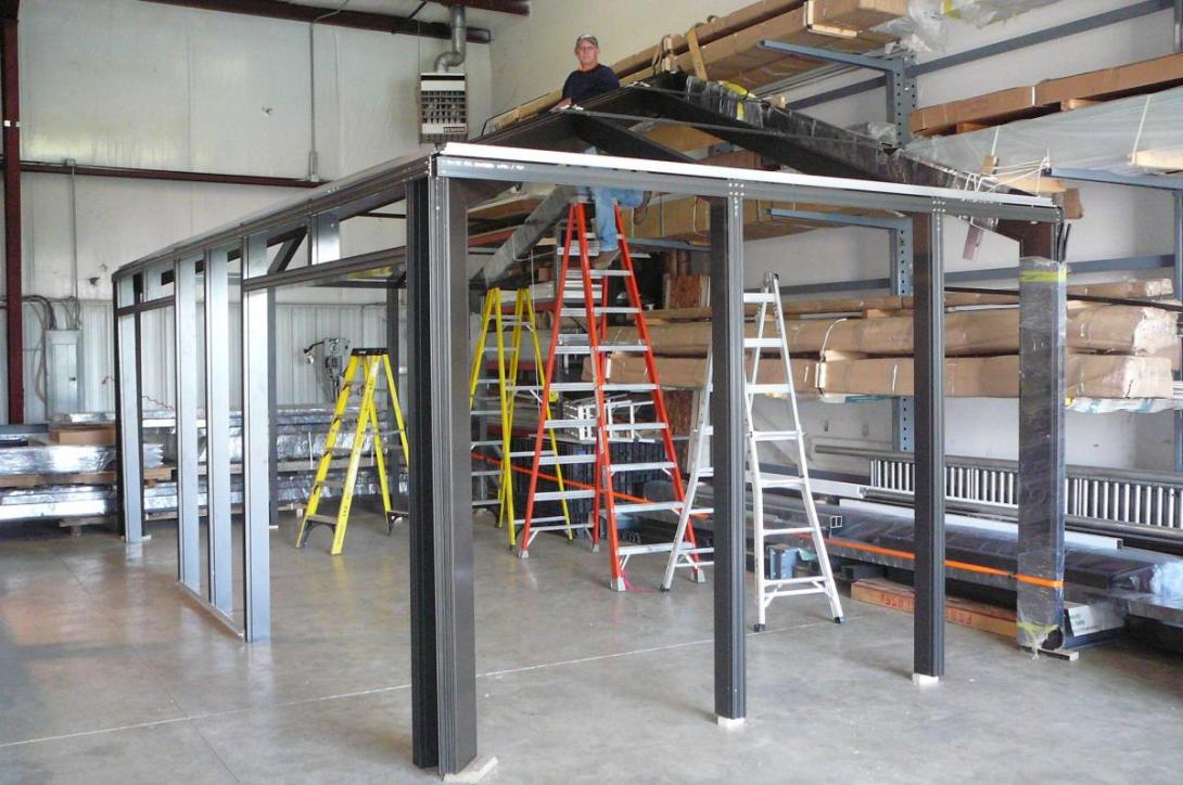 pool enclosure mock up